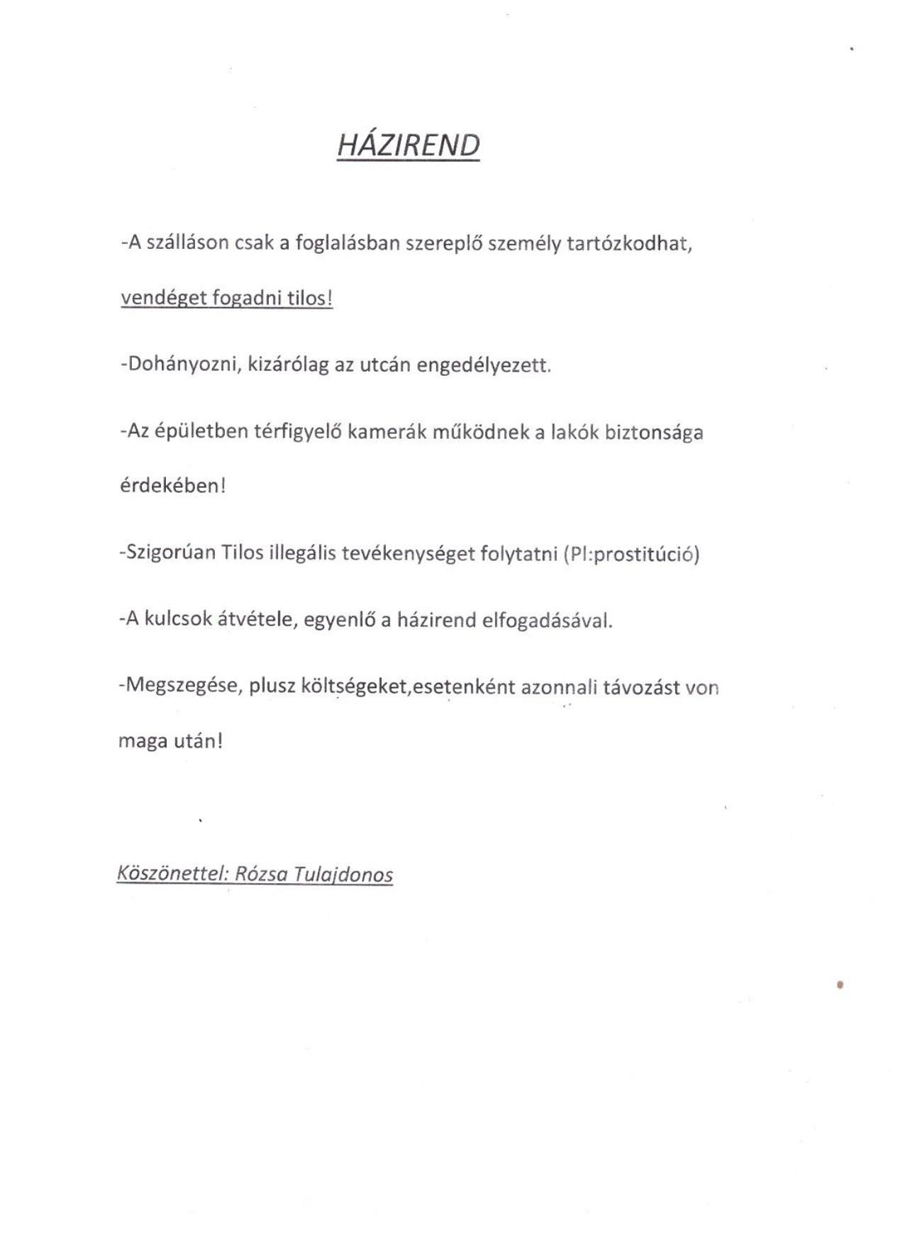 Rozsa Apartmanhaz Seghedin Exterior foto